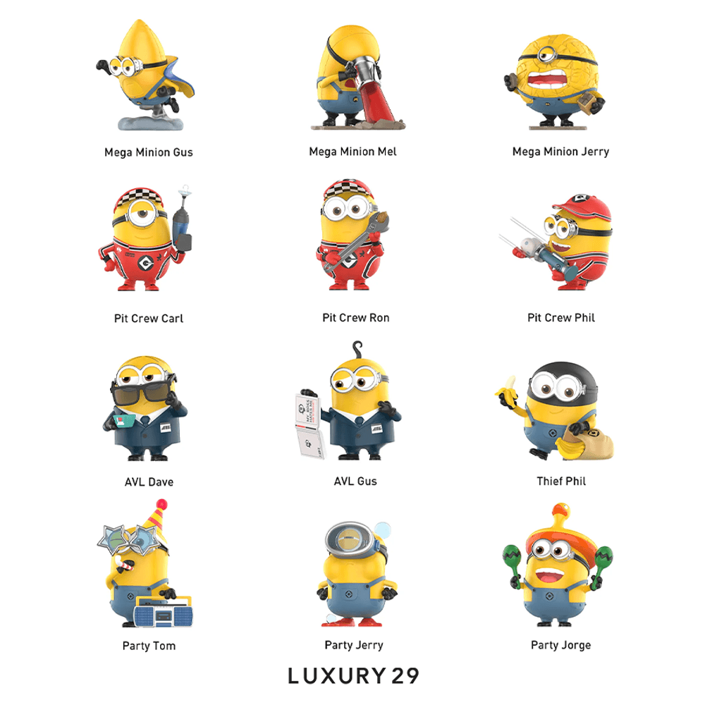 POP MART Universal Despicable Me 4 Series Figures(Small, Multicolour)