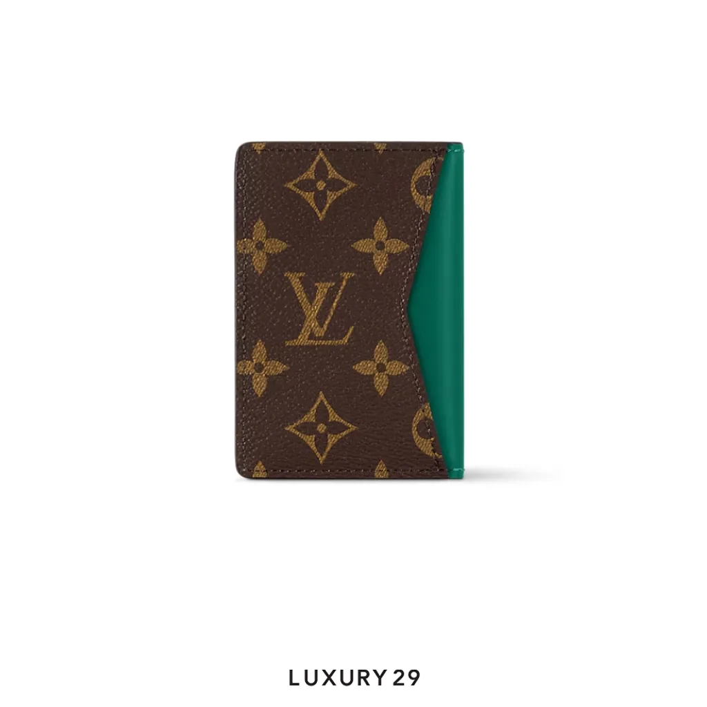 Louis Vuitton LV Pocket Organizer Borneo Green(Small, Green)