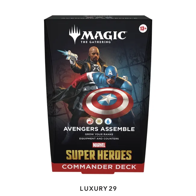 Magic the gathering avengers assemble commander deck