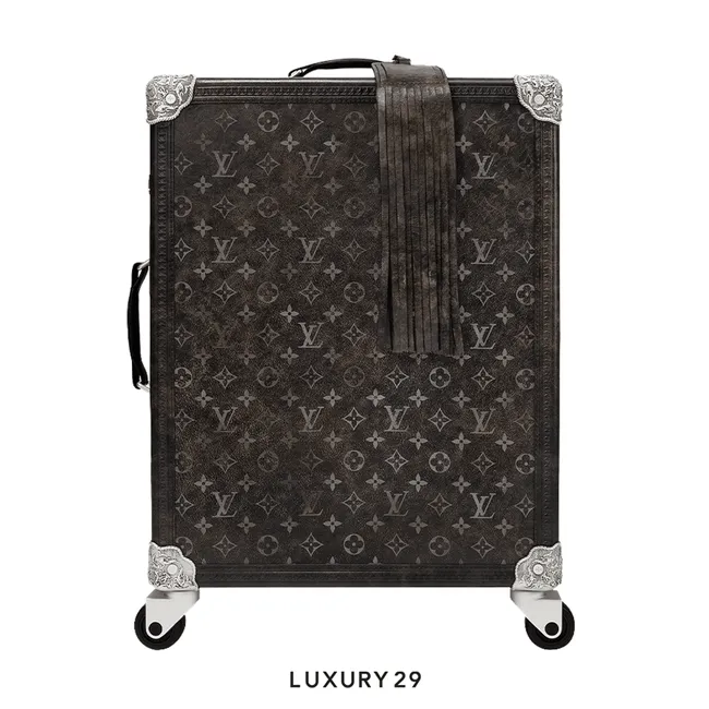 Louis Vuitton LV Rolling Trunk Bag Black