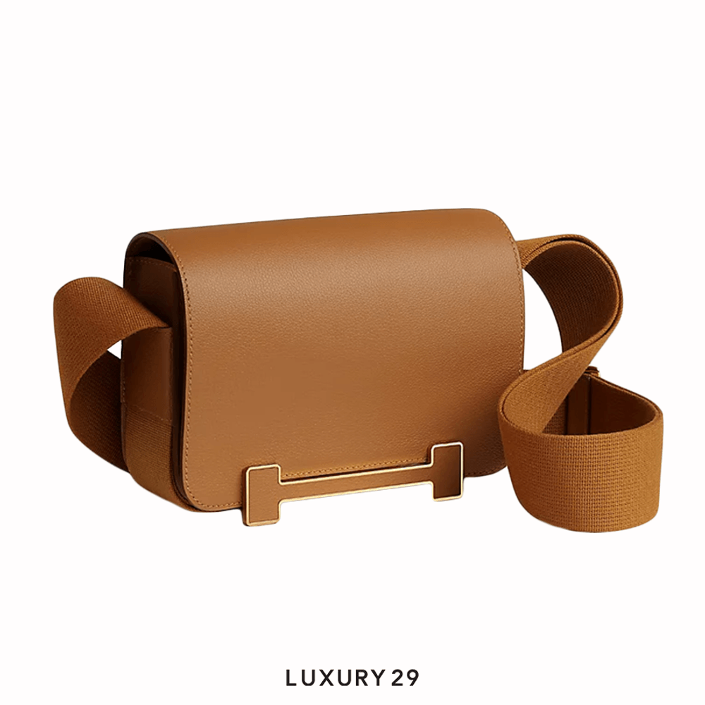 Hermes Geta Bag(Small, Brown)