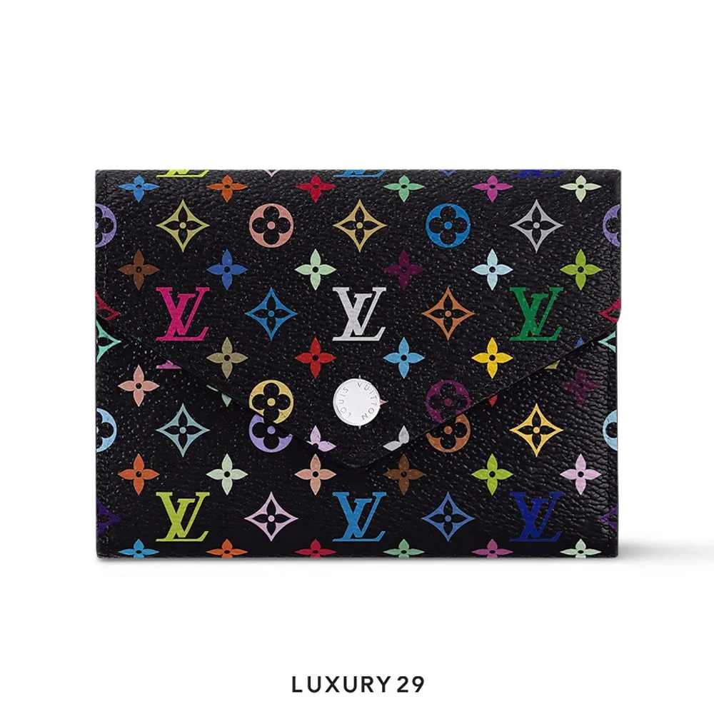 Louis Vuitton LV x TM Victorine Wallet(Small, Black)