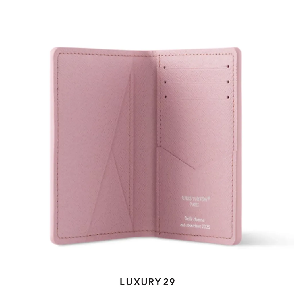 Louis Vuitton LV Pocket Organizer Wallet Pink(Small, Pink)