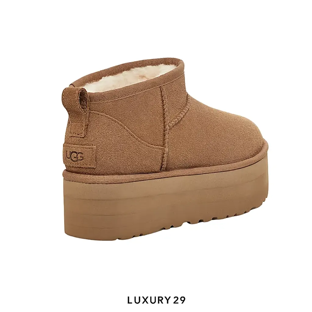 UGG Classic Ultra Mini Platform Chestnut(39, Brown)