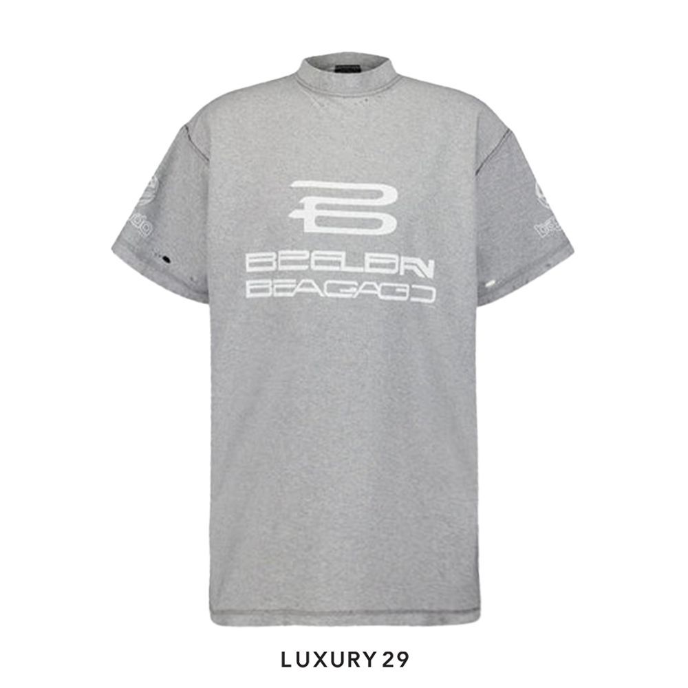 Balenciaga AI-Generated Logo T-Shirt Grey(XS, Grey)