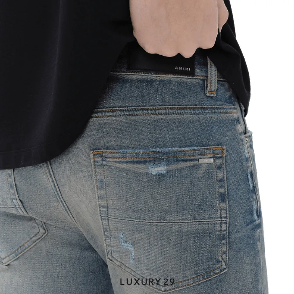 Amiri MX1 JEAN CLAY INDIGO(S, Blue)