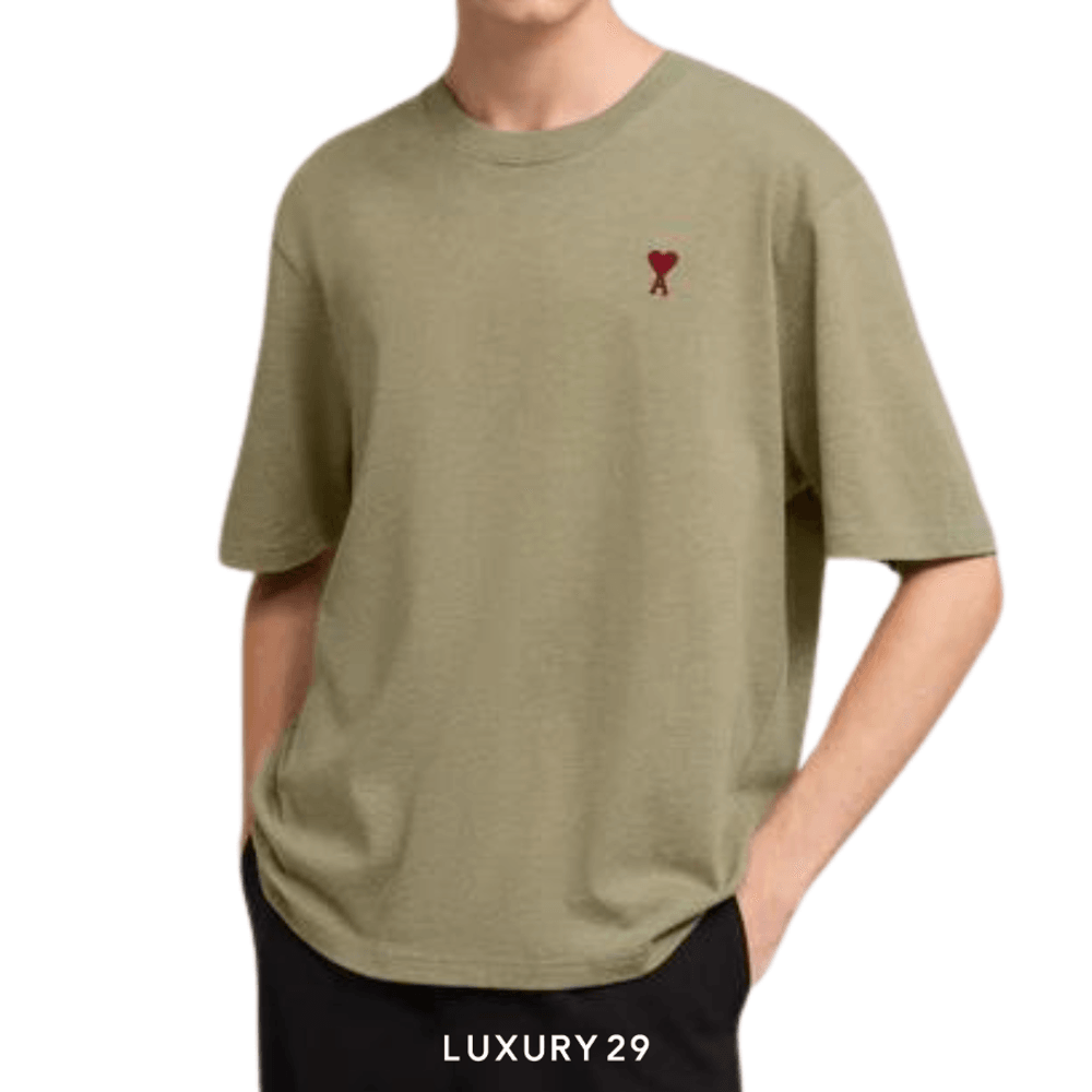 AMI DE COEUR T-SHIRT HEATHER SAGE(S, Green)