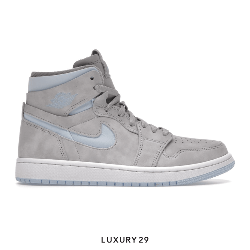 Nike Jordan 1 High Zoom Air CMFT Grey Fog (Women's)(W)(37.5, Grey)