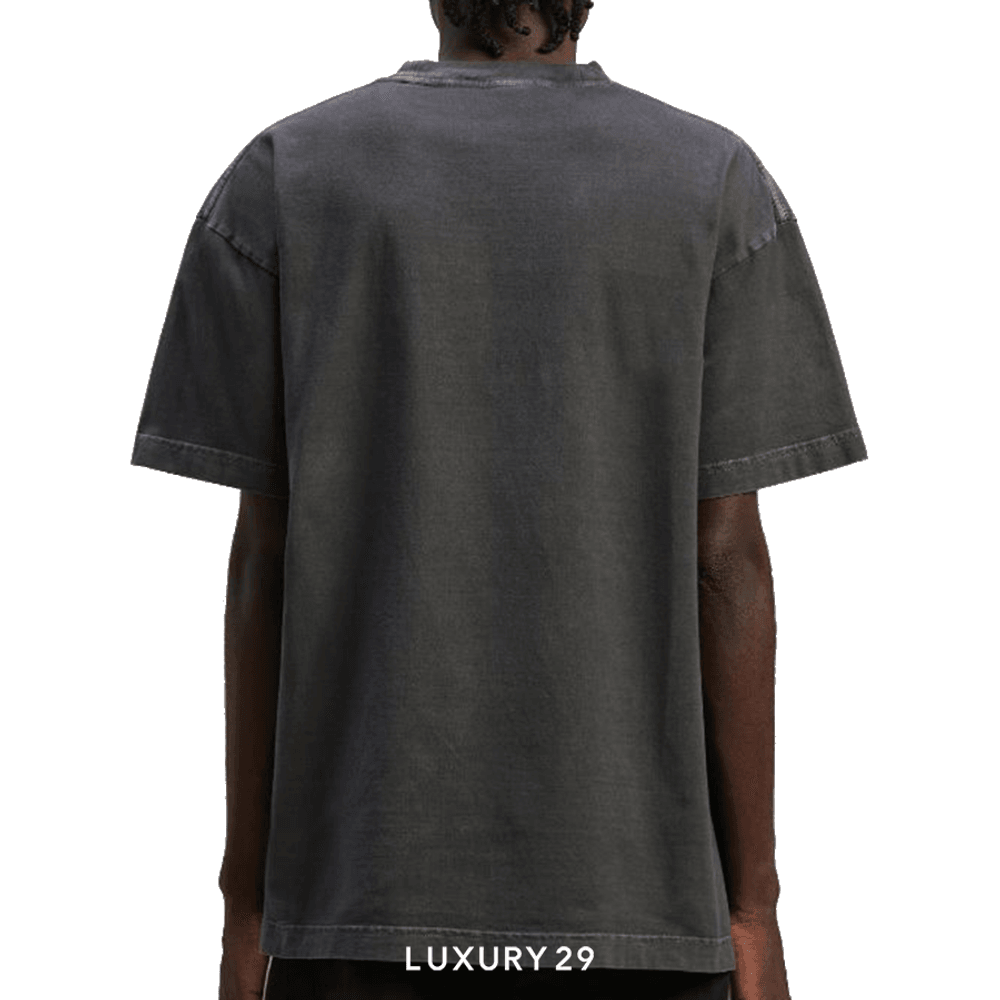 Palm Angels PA CITY WASHED T-SHIRT DARK GREY WHITE(XL, Grey)