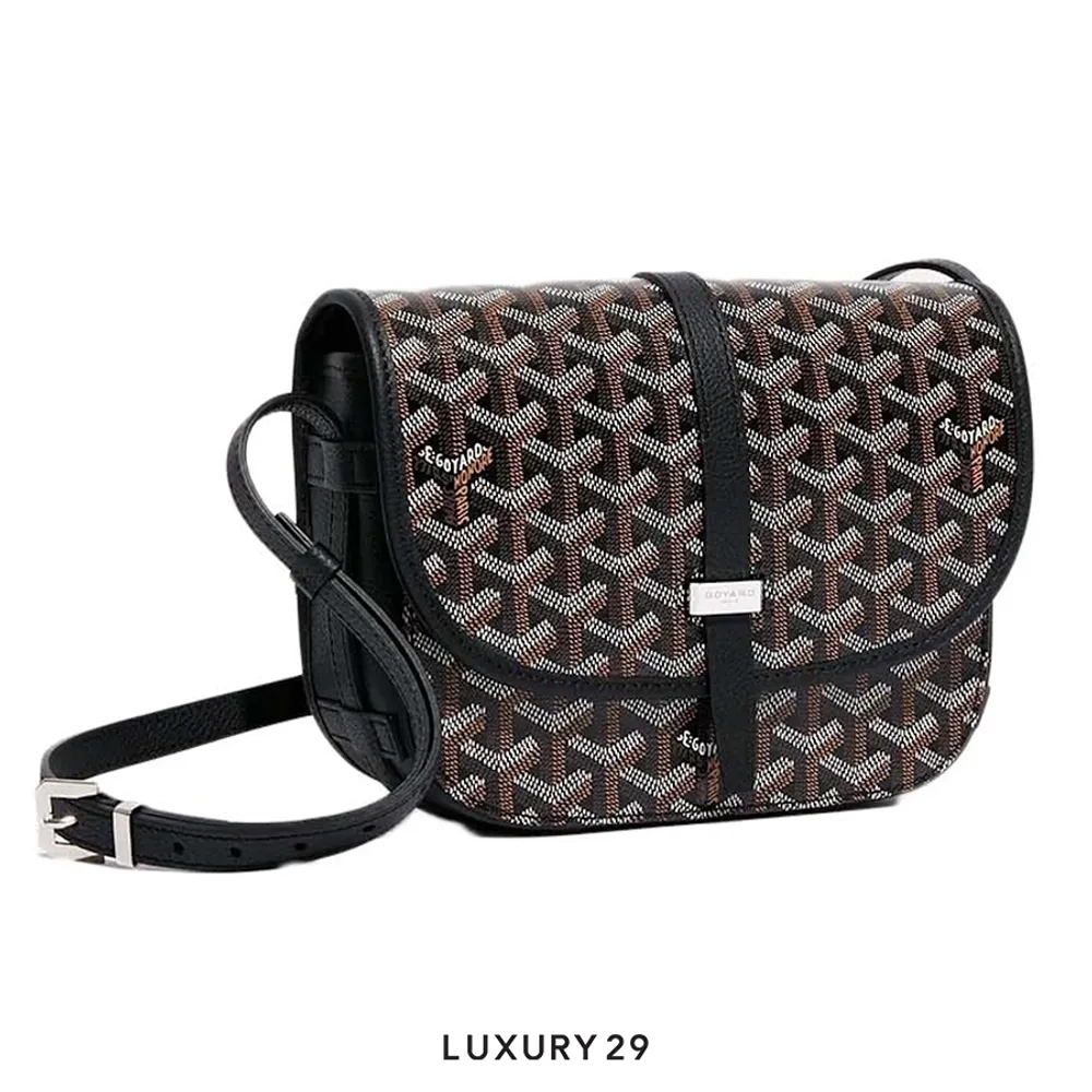Goyard Belvedere PM Bag Black(Small, Black)