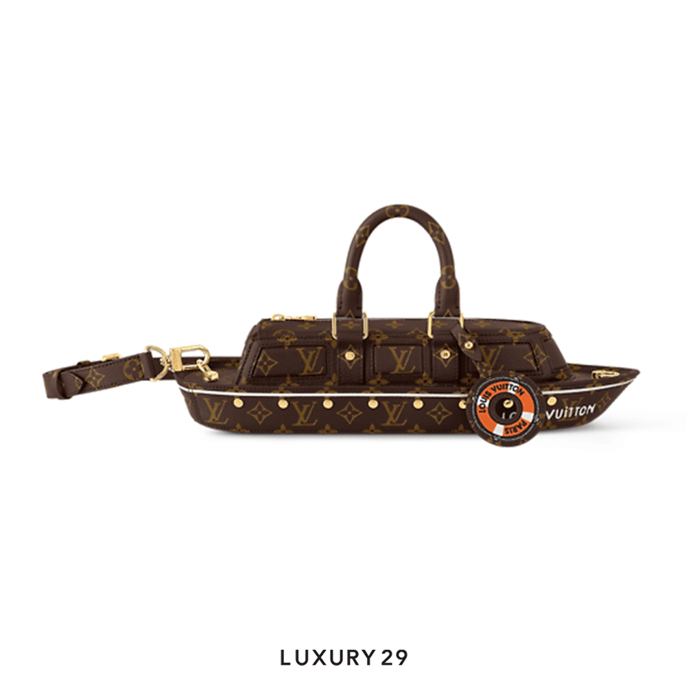 Louis Vuitton LV Runway Boat Bag(Small, Brown)