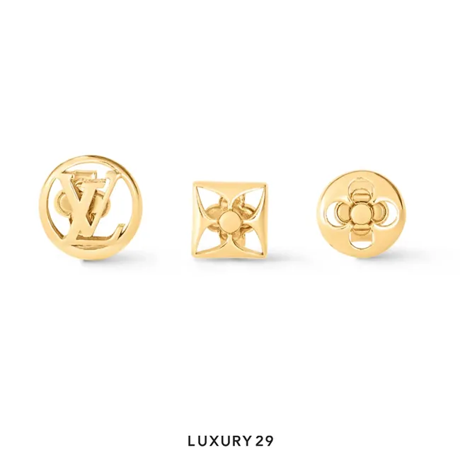 Louis Vuitton LV Crazy In Lock Earrings Set Gold