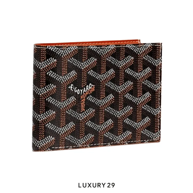 Goyard Victoire Wallet Black & Tan