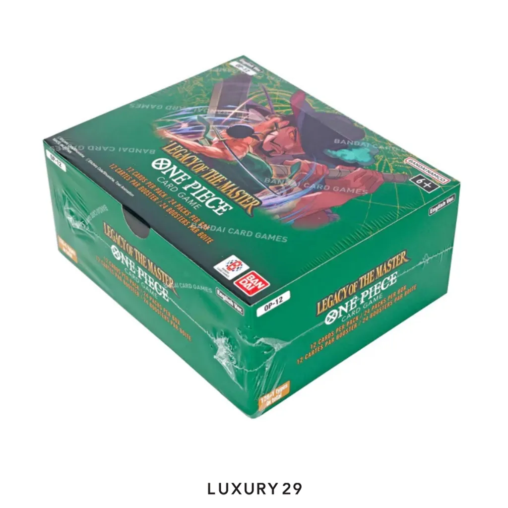 One Piece Card Game: Legacy of the Master (OP-12) Booster Box English Version(Small, Green)