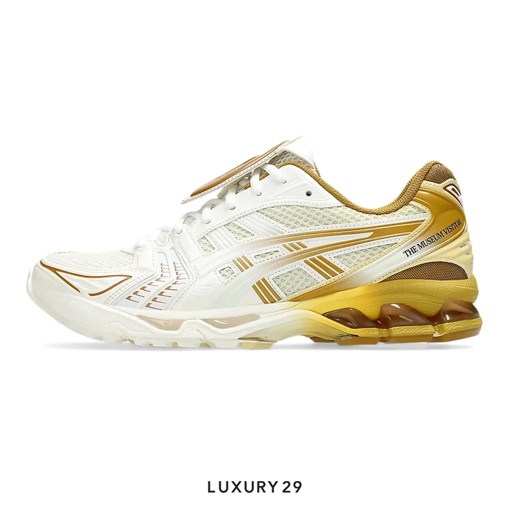 ASICS X THE MUSEUM VISITOR GEL-KAYANO 14 CREAM/MINERAL BROWN(M)(41.5, Brown)