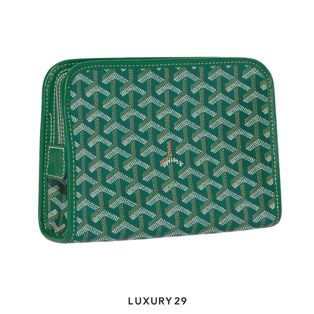 Goyard Jouvence PM Toiletry Bag Green(Small, Green)