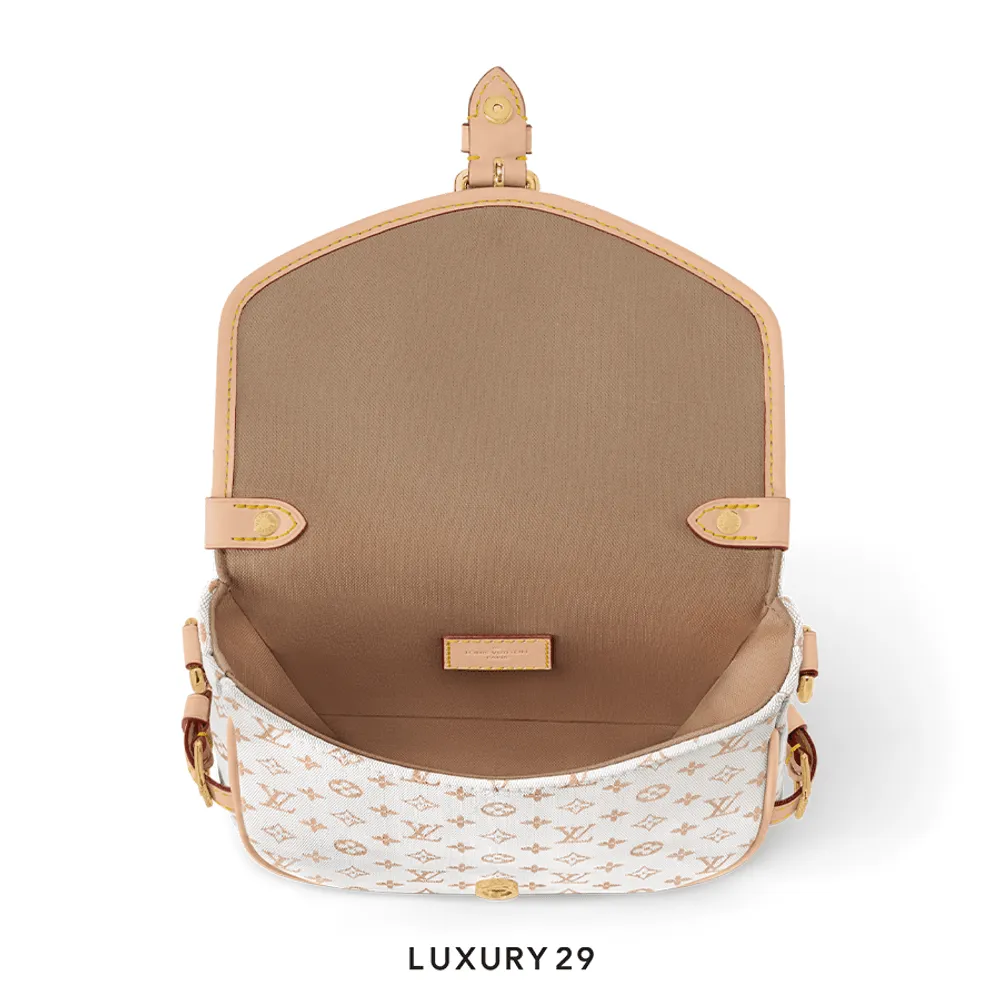 Louis Vuitton LV Saumur BB Mastic Cream(Small, Yellow)
