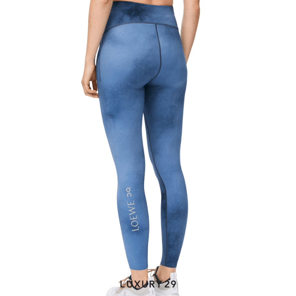 On x Loewe Active tights in technical jersey Blue/Multicolor(XS, Blue)