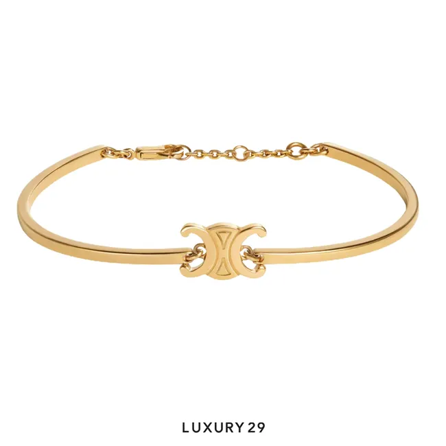 Celine Triomphe Articulated bracelet Gold