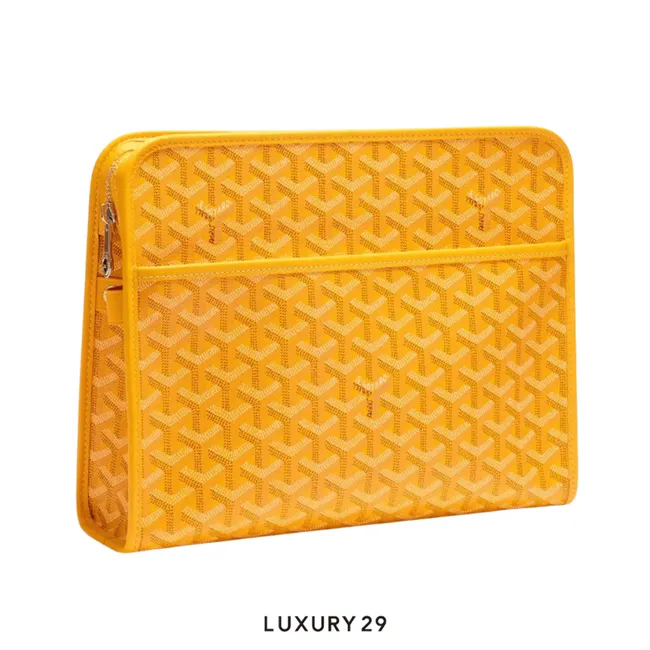 Goyard Jouvence GM Toiletry Bag Yellow
