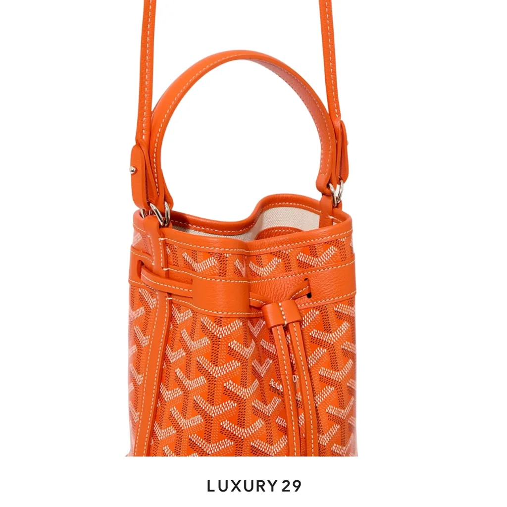 Goyard Petit Flot Mini bucket Bag Orange(Mini, Orange)