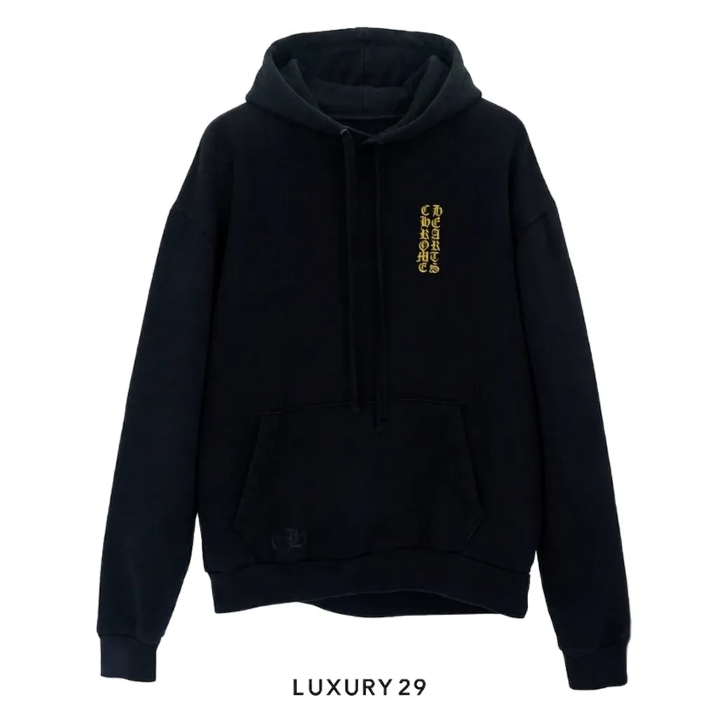 CHROME HEARTS HONG KONG 20TH ANNIVERSARY HOODIE BLACK(M, Black)