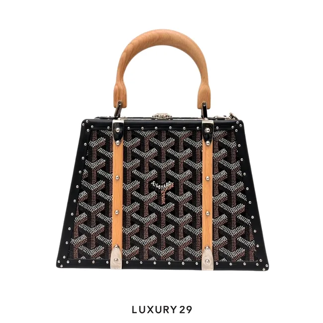 Goyard Saigon Mini Trunk Bag Black
