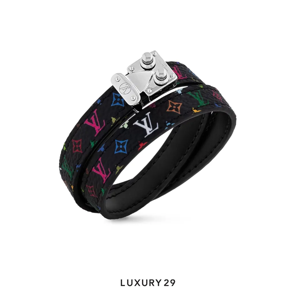 Louis Vuitton LV x TM LV Signature Bracelet Black(Small, Black)