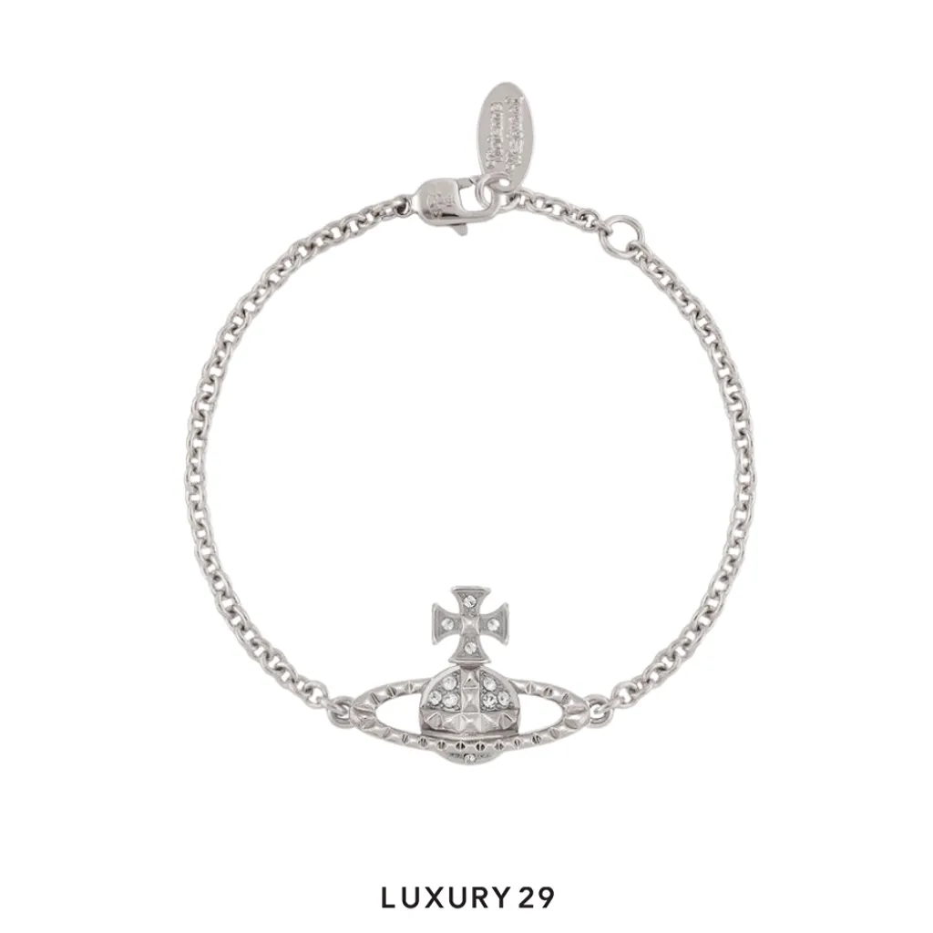 Vivienne westwood Mayfair Bracelet AW24 SI U (SET2)(Free Size, Silver)