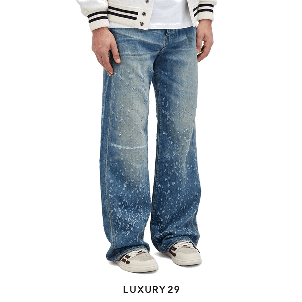 AMIRI Indigo Shotgun Jeans(XS, Blue)