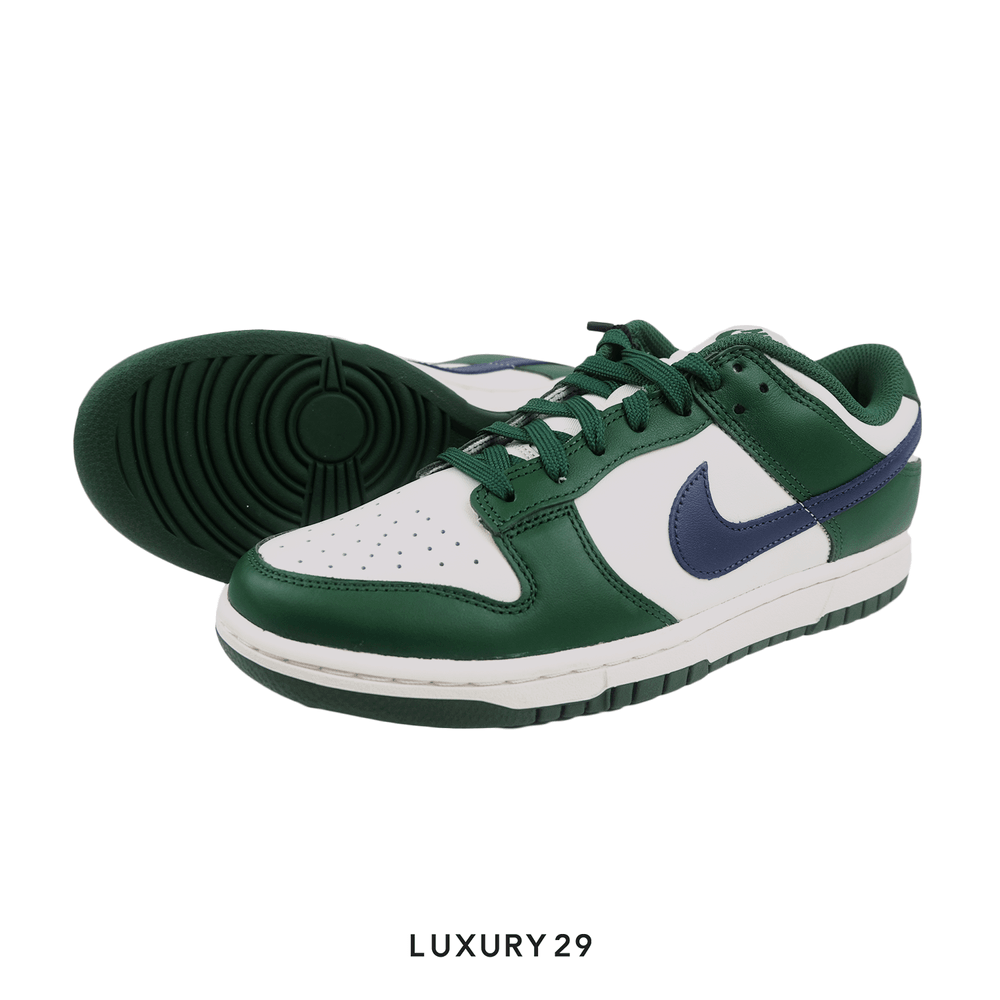 Nike Dunk Low Retro Gorge Green Midnight Navy (Women's)(W)(40, Green)