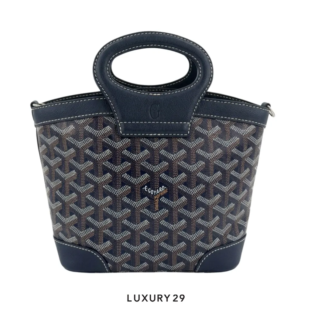 Goyard Beluga Bag Mini Navy Blue(Mini, Blue)