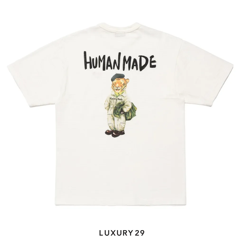 Human Made Graphic T-Shirt Tiger White