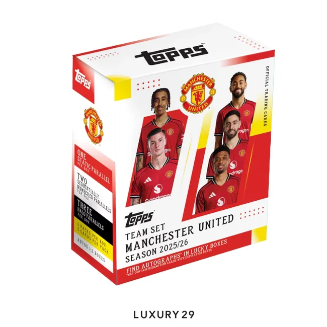 topps manchester united team set 2025-26