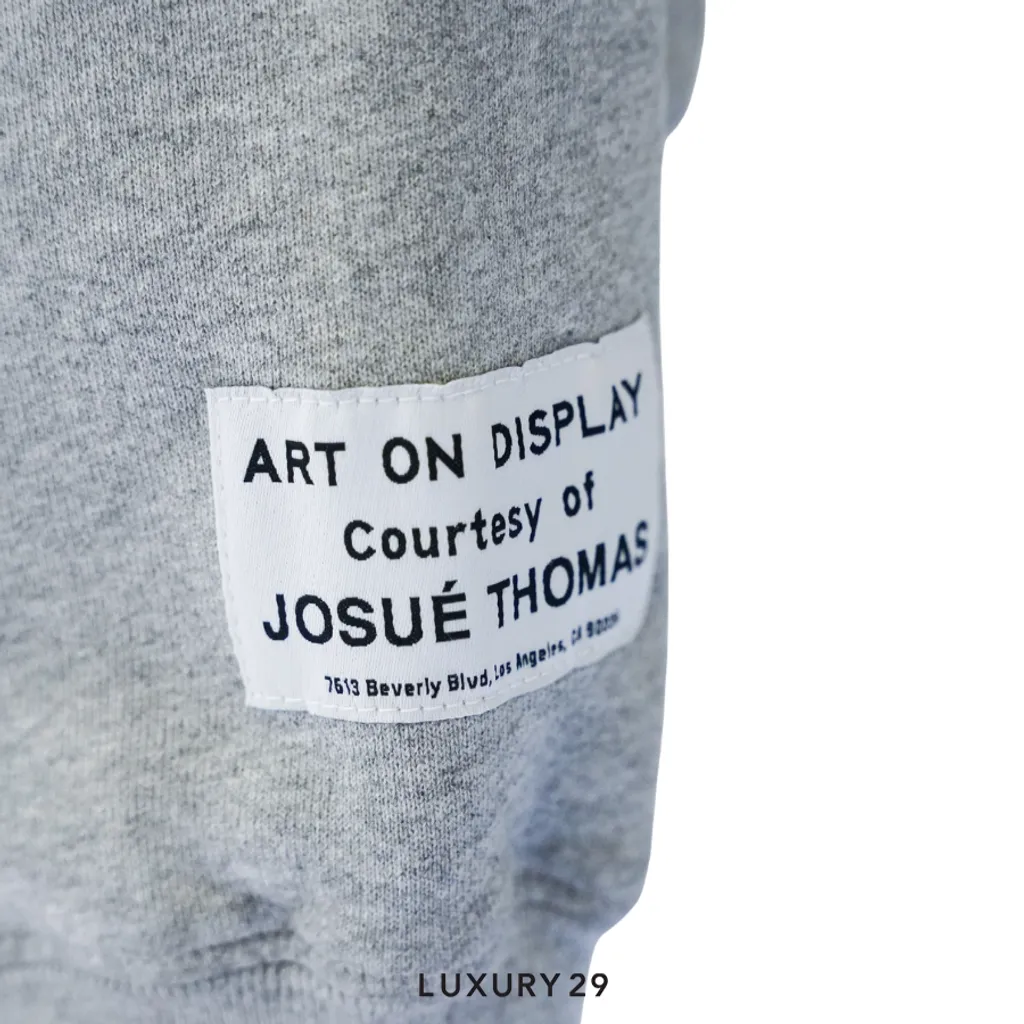Gallery Dept. CENTER LOGO HOODIE Heather Grey(L, Grey)