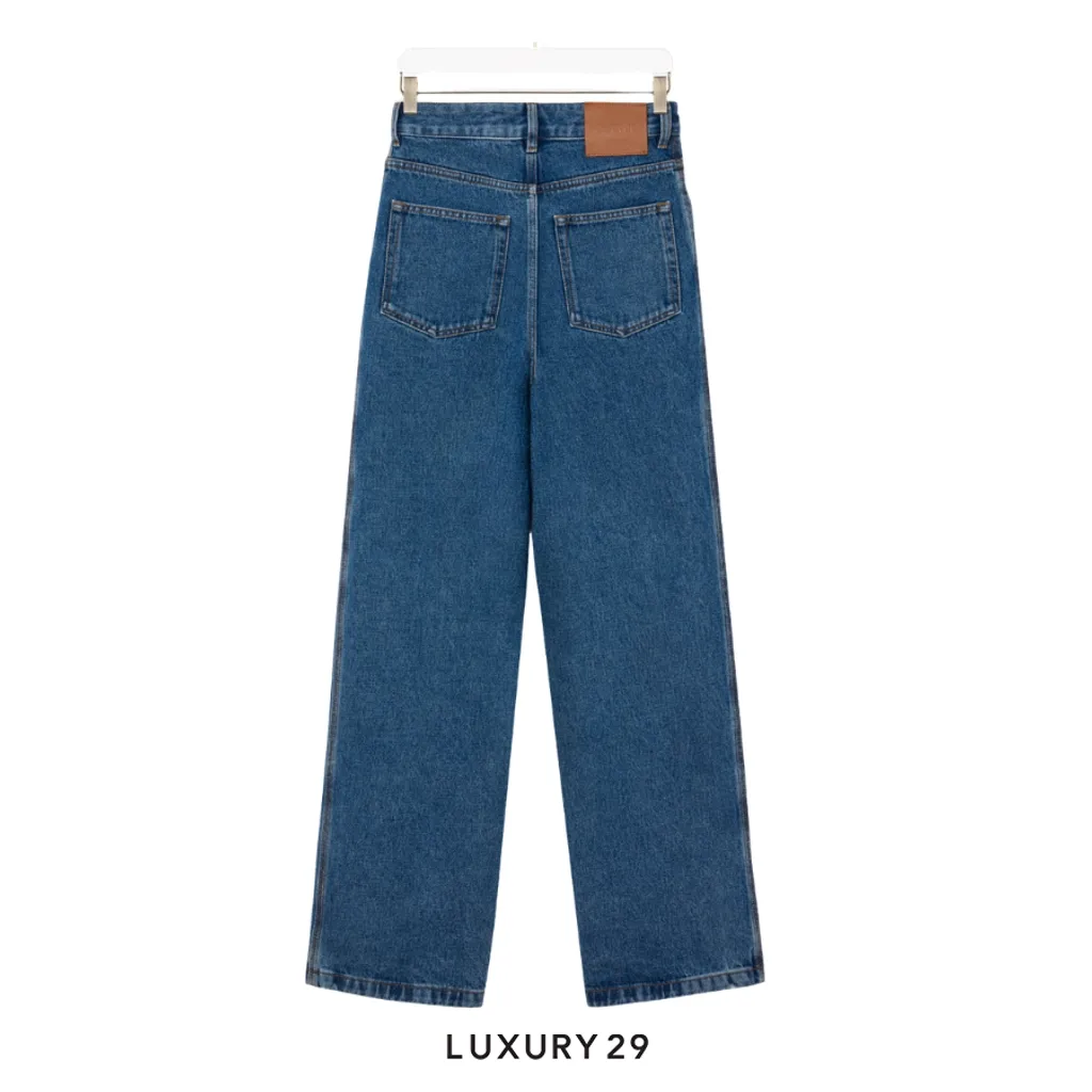 Loewe Anagram baggy jeans in denim Blue(48, Blue)