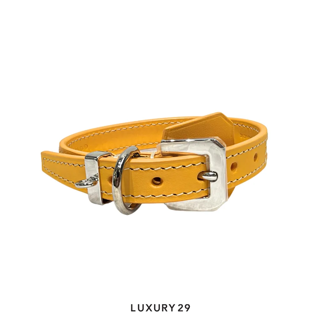 Goyard Edmond Collar Yellow(Free Size, Yellow)