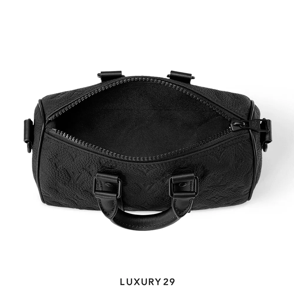 Louis Vuitton LV Keepall Bandouliere 25 Black(Mini, Black)