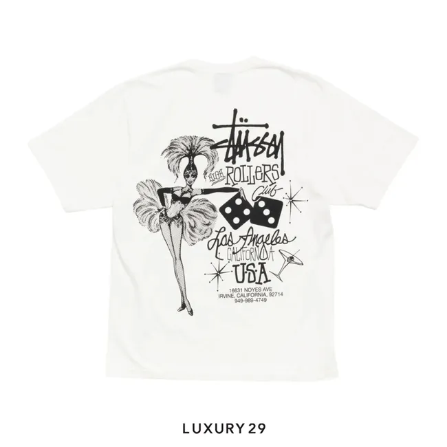 Stussy High Rollers Tee Natural