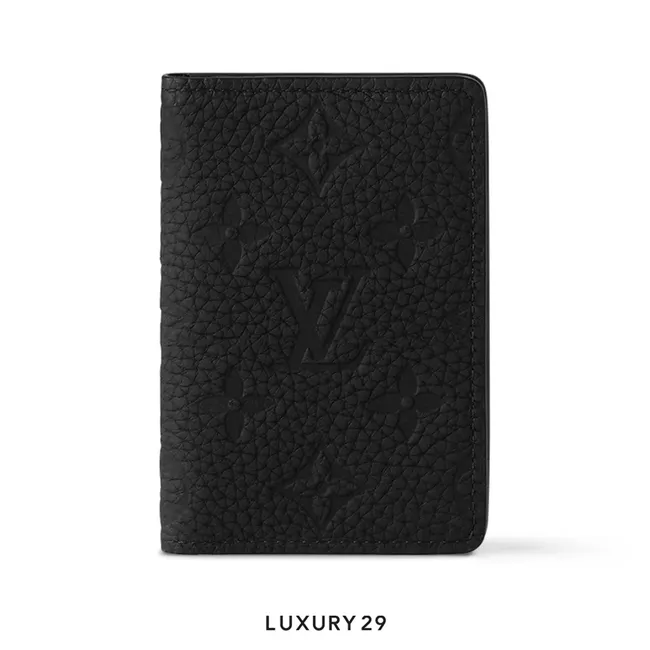 Louis Vuitton LV Pocket Organizer Wallet Black