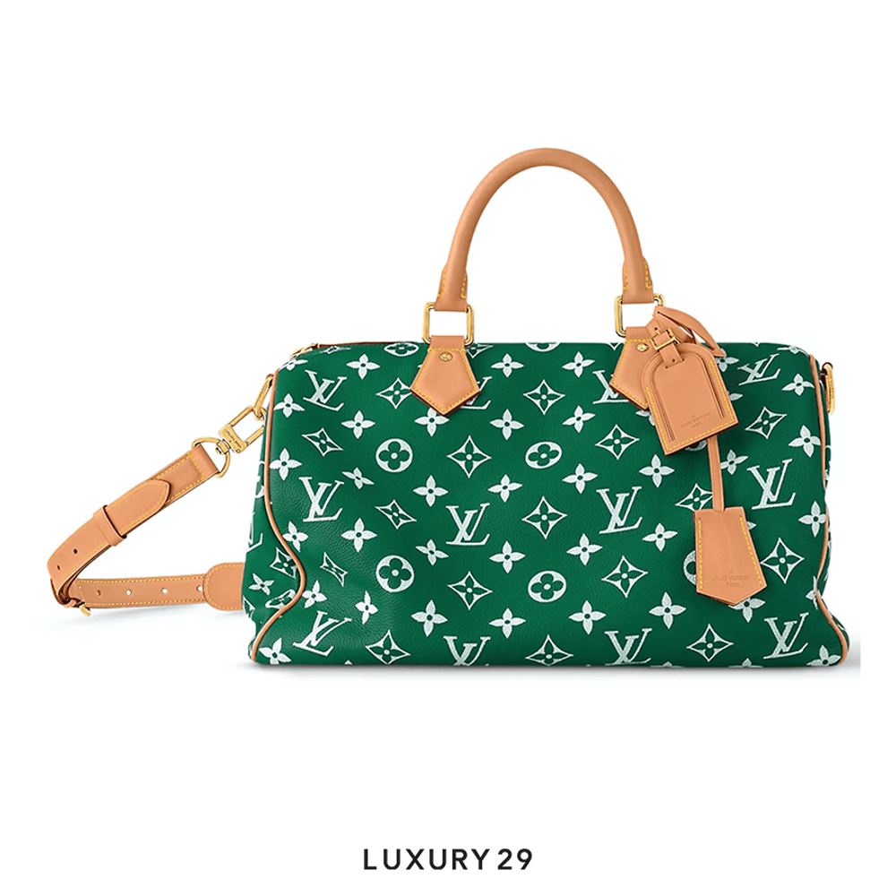 Louis Vuitton LV Speedy P9 Bandouliere 40(Maxi, Green)
