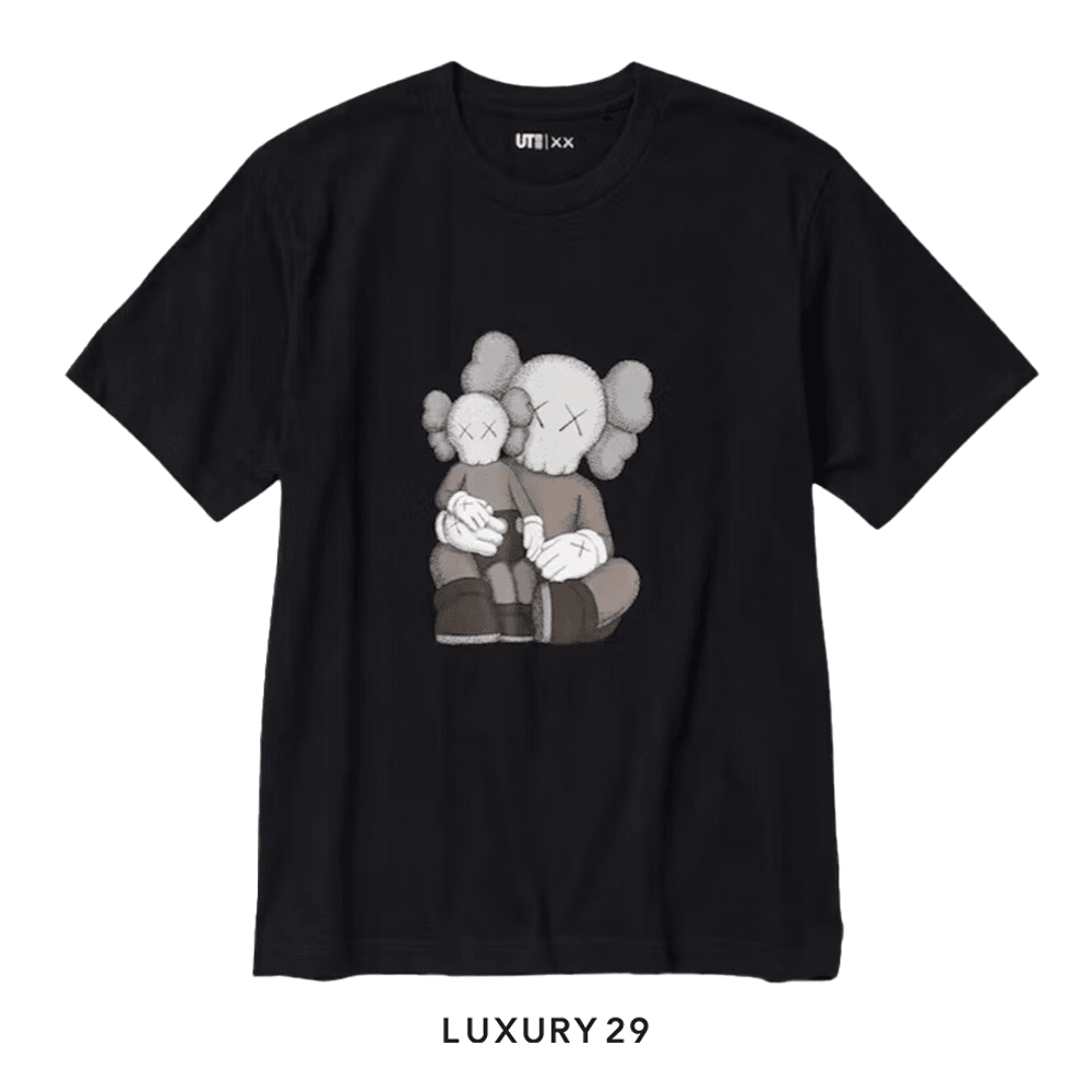 Uniqlo X KAWS UT Short Sleeve Graphic T-Shirt Black(S, Black)