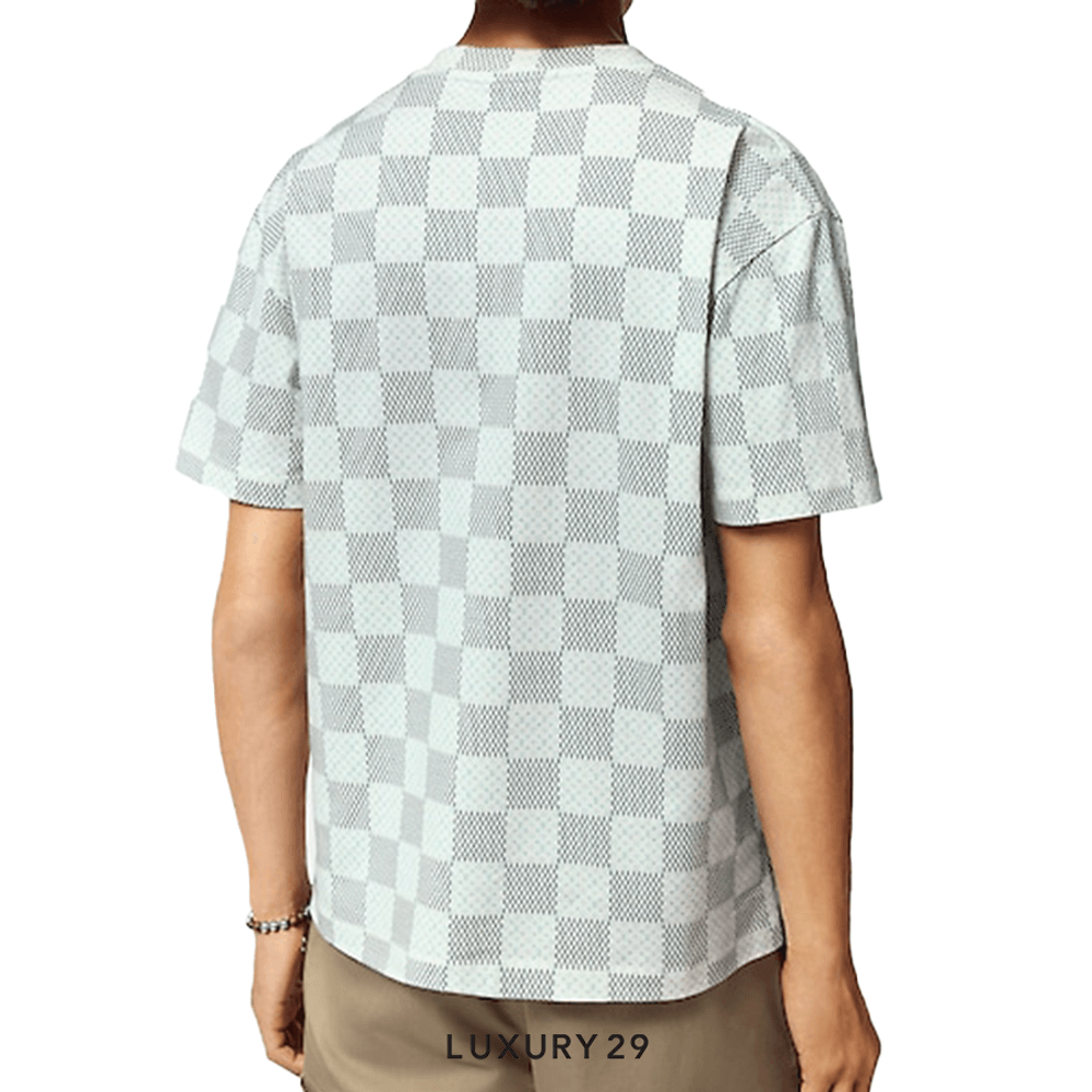 Louis Vuitton LV Printed Short-Sleeved Cotton T-Shirt(2XL, Green)