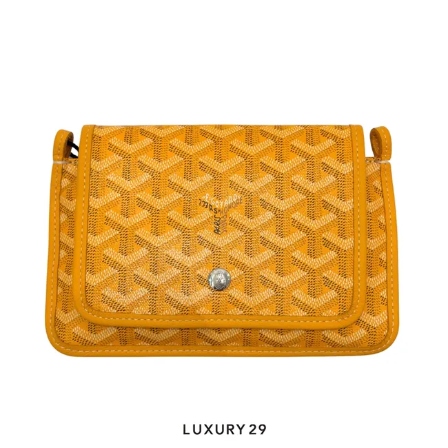 Goyard Plumet Pocket Wallet Yellow