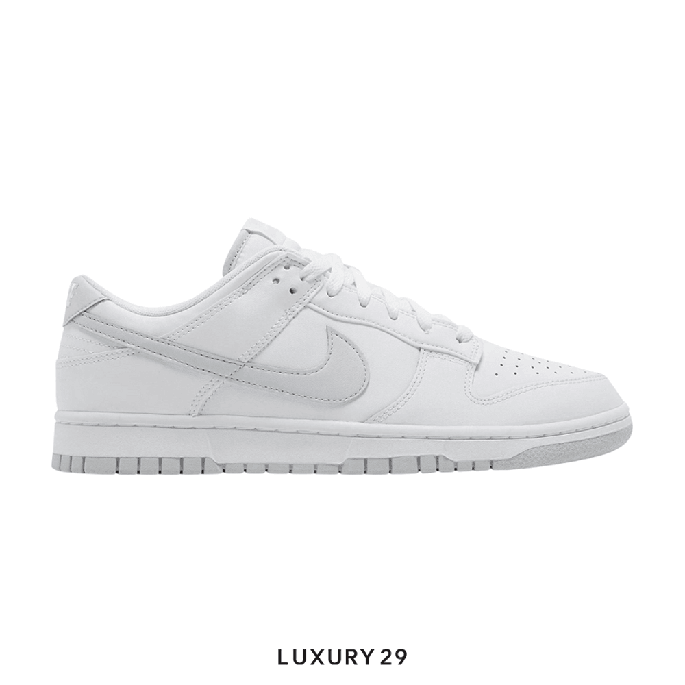 Nike Dunk Low Retro White Pure Platinum(40.5, White)