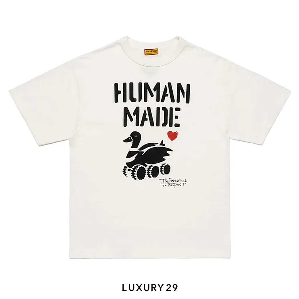 Human Made Graphic T-shirt Logo Duck White(L, White)
