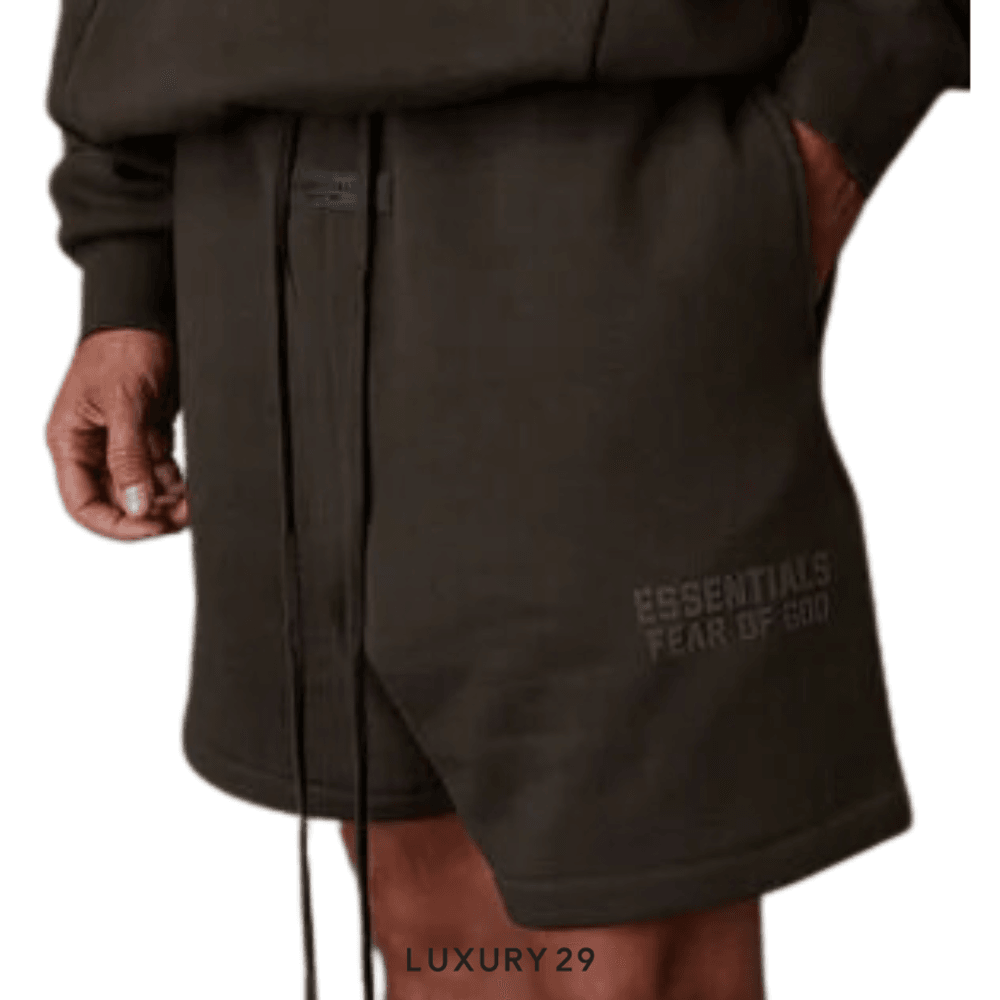 Essentials Fear Of God Sweatshorts Off Black (FW22)(XS, Black)