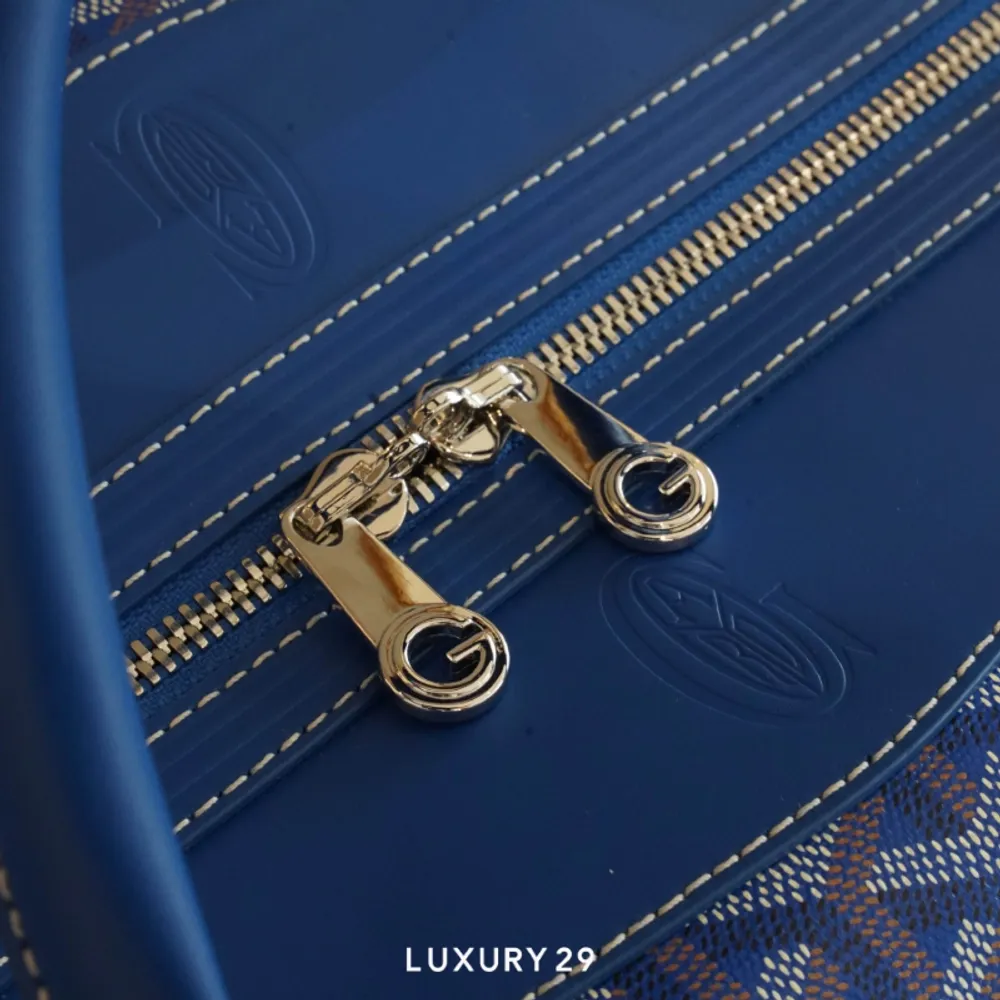 Goyard Bowling 55 bag Sky Blue(Large, Blue)