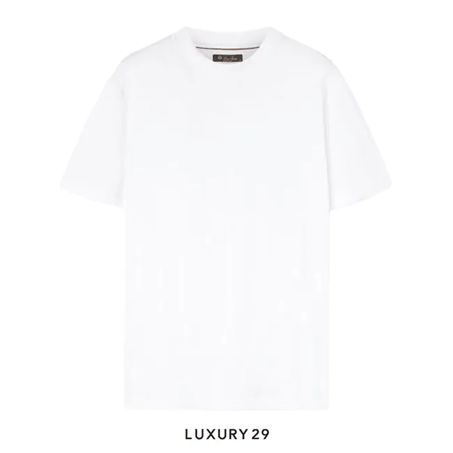 Loro Piana T-Shirt Cotton Optical White