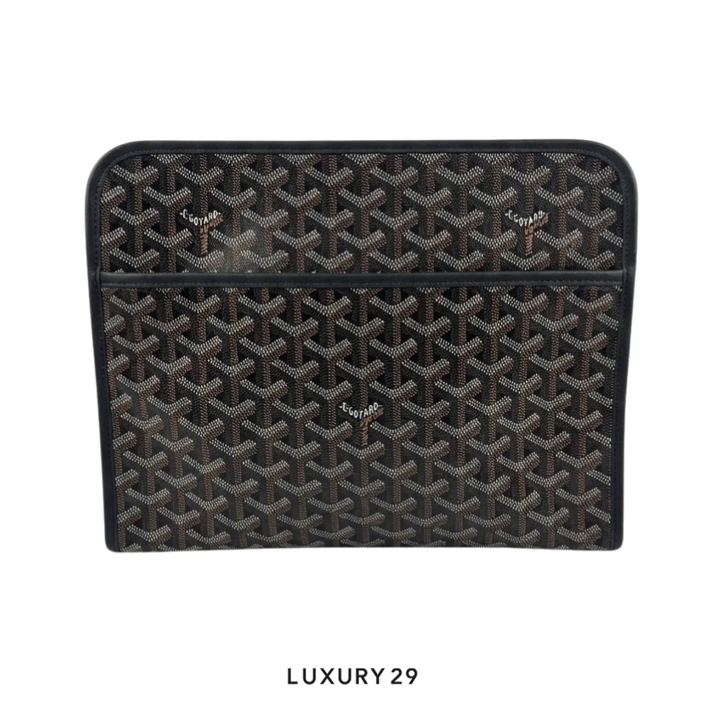 Goyard Jouvence GM Toiletry Bag Black(Large, Black)